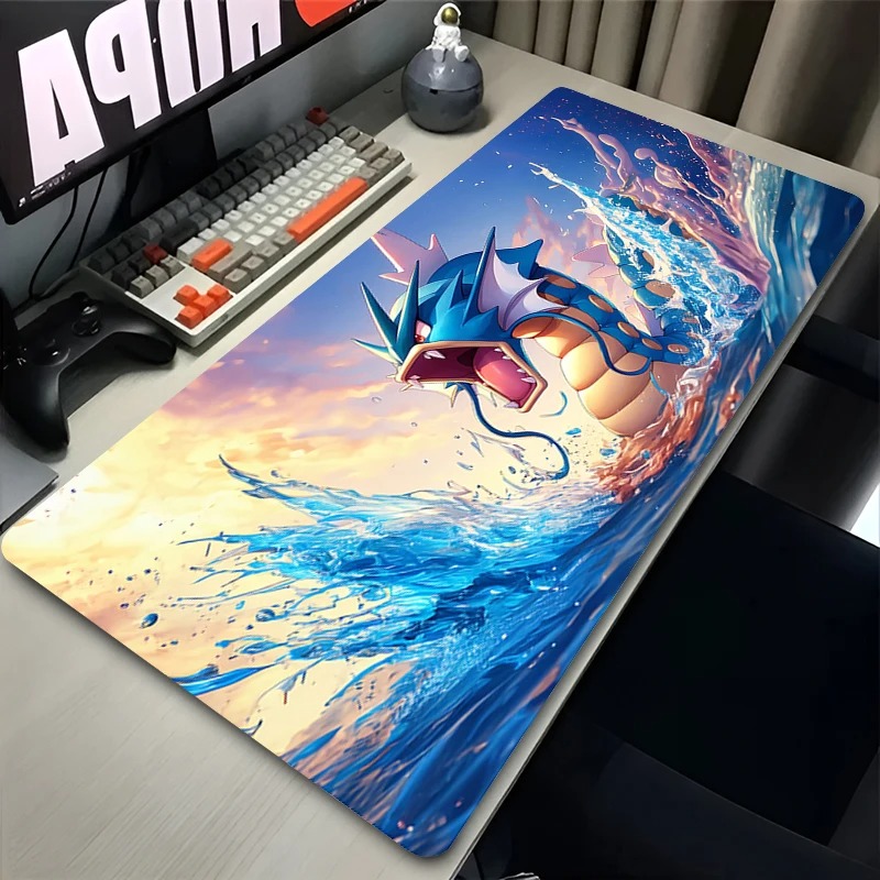 Gaming Keyboard Top - Huge Waves Japan Anime Mouse Pad