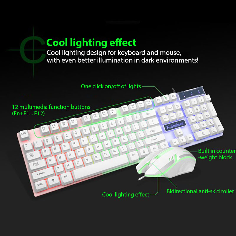 KM320 Keyboard And Mouse Set W - Gaming Keyboard And Mouse For Xbox ulasan dan harga