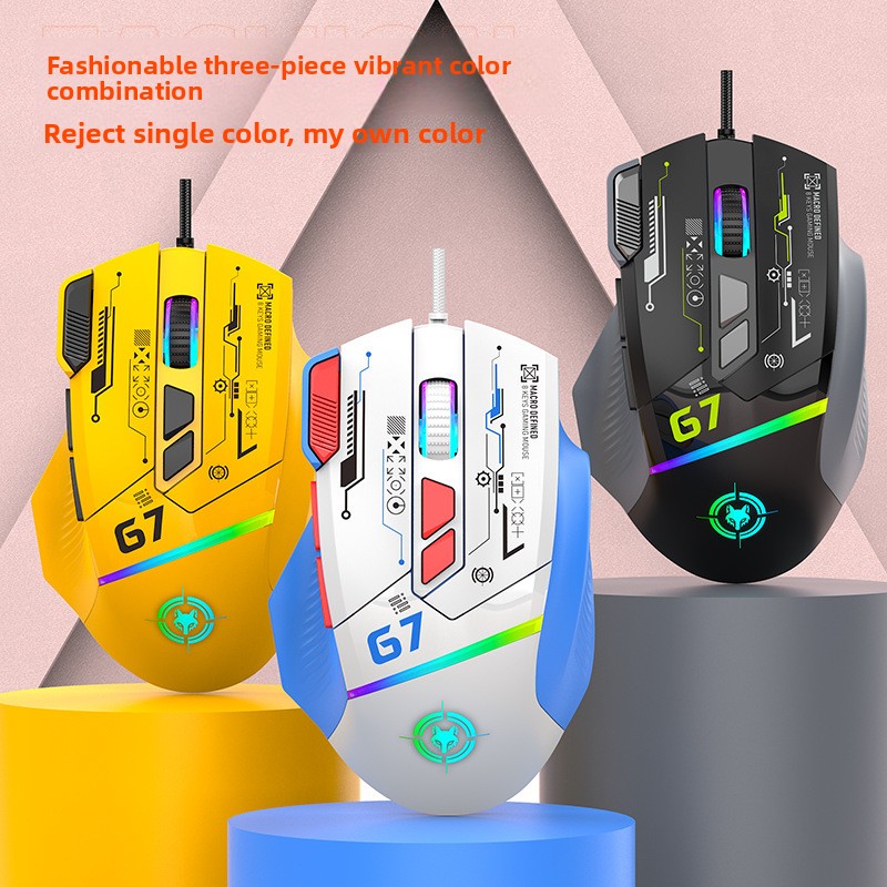 G6 Wired Gaming Mouse 128000DP - Gaming Keyboard 1 Hand ulasan dan harga