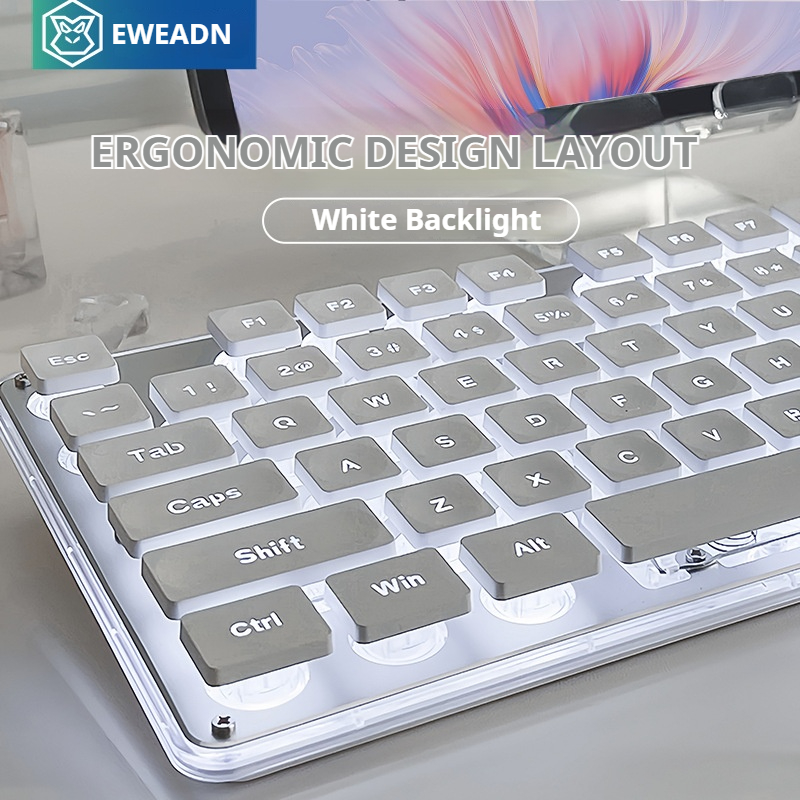 EWEADN V3 wireless Silent Offi - Gaming Keyboard Bundle ulasan dan harga