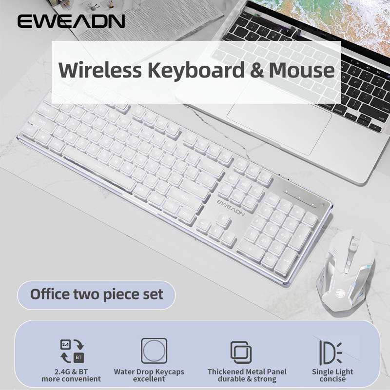 EWEADN V3 wireless Silent Offi - Gaming Keyboard Bundle ulasan dan harga