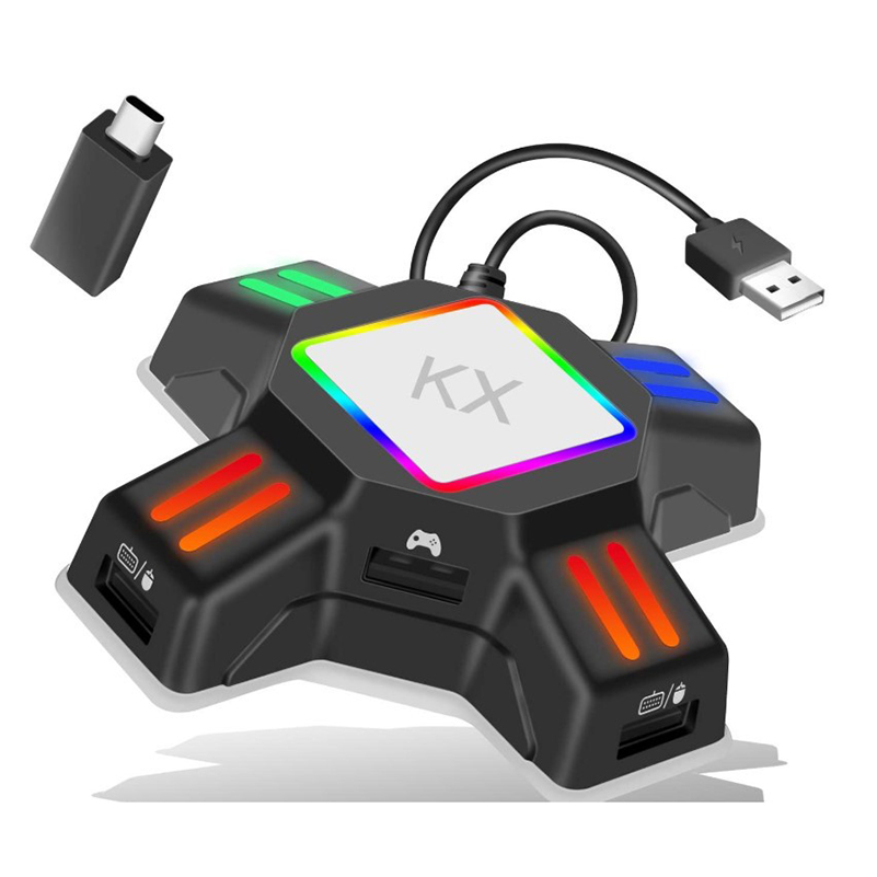 KX Adapter for PS4 Controller  - Gaming Keyboard And Mouse For Xbox ulasan dan harga