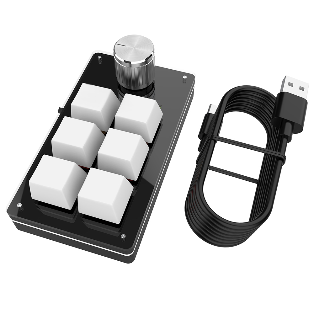 6 Key 1 Knob One Handed Mechan - Gaming Keyboard 1 Hand ulasan dan harga
