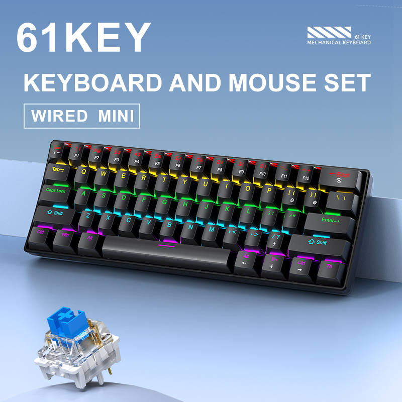 APAYADO K61 Mini Mechanical Ke - Gaming Keyboard And Mouse For Xbox ulasan dan harga