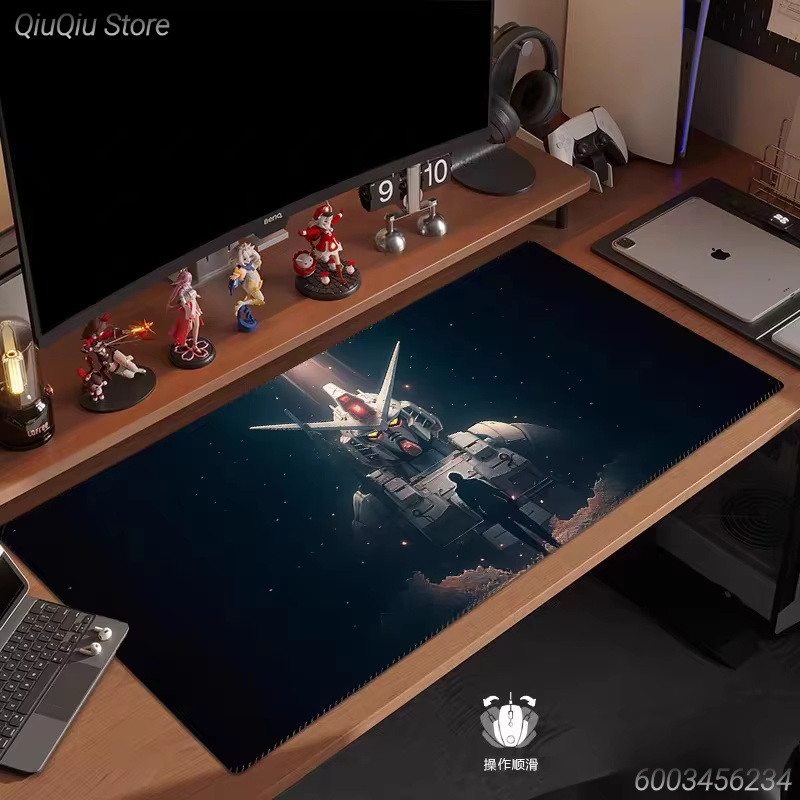 Cartoon HD Print Gundam Leathe - Gaming Keyboard Typewriter ulasan dan harga
