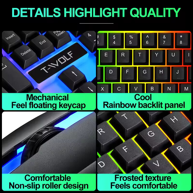 Newly Launched HOT Game Office - Gaming Keyboard Mouse And Headset Combo ulasan dan harga