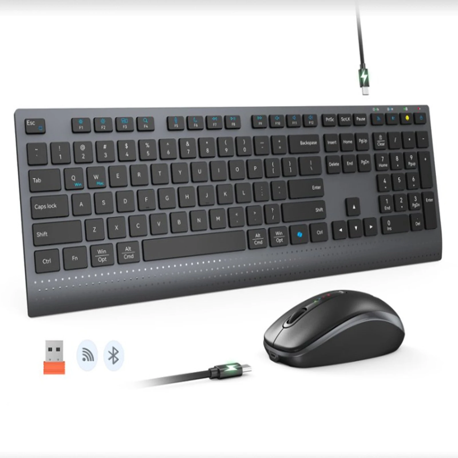2.4G Bluetooth Dual-mode Wirel - Gaming Keyboard Mouse Set ulasan dan harga