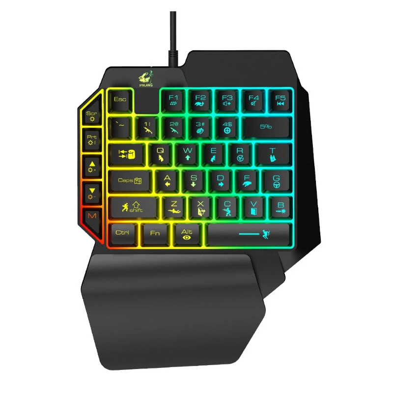 K15 one-handed keyboard Gun Go - Keyboard Gaming Amazon ulasan dan harga