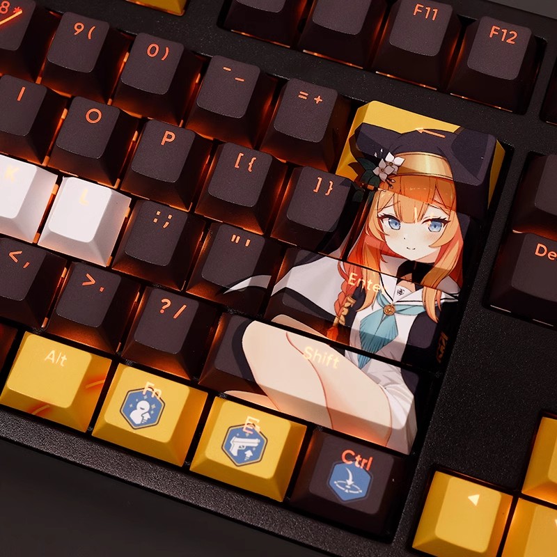 108 Keys/set Blue Archive Loch - Gaming Keyboard Blue ulasan dan harga