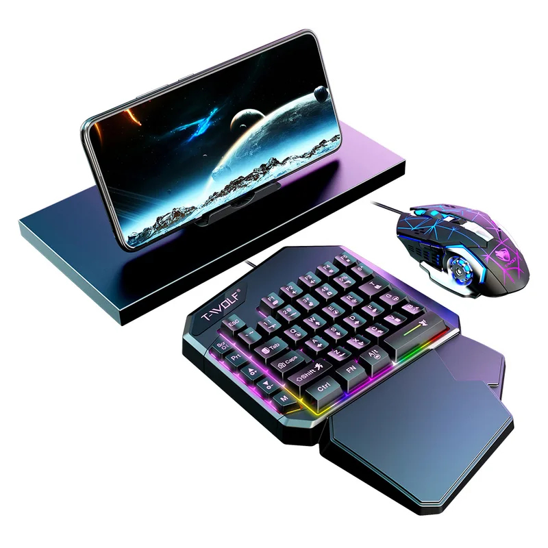 5 In 1 Set 35keys One Handedly - Gaming Keyboard 1 Hand ulasan dan harga