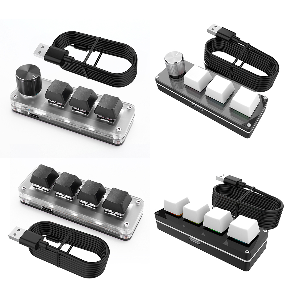 3 Key 1 Knob/4 Key One Handed  - Gaming Keyboard 1 Hand ulasan dan harga