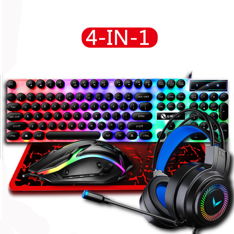 4 in 1 Gaming Keyboard and Mou - Gaming Keyboard Mouse And Headset Combo ulasan dan harga