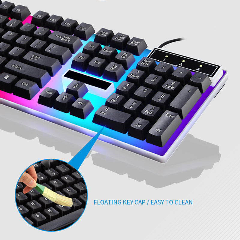 RGB Gaming Keyboard Gamer Keyb - Gaming Keyboard Bundle ulasan dan harga