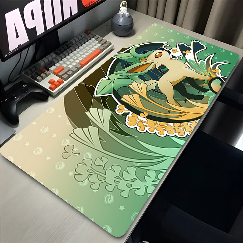Mouse Pad Gamer P-pokemon Leaf - Gaming Keyboard Top ulasan dan harga