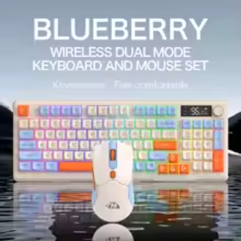 FreeWolf T96 Wireless Bluetoot - Gaming Keyboard Mouse Set ulasan dan harga