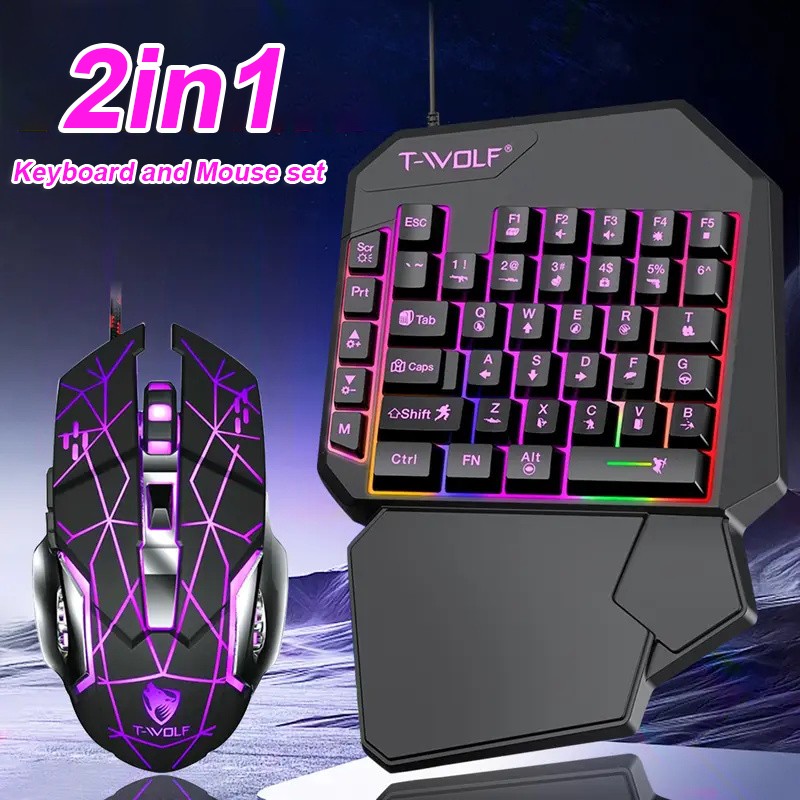 FocusOnPC TF900 2-in-1 Mobile  - Gaming Keyboard Mouse Set ulasan dan harga