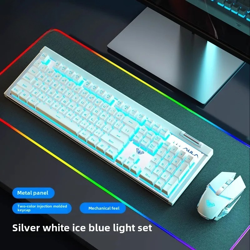 Accessories with 1600 DPI for  - Gaming Keyboard Mouse Set ulasan dan harga