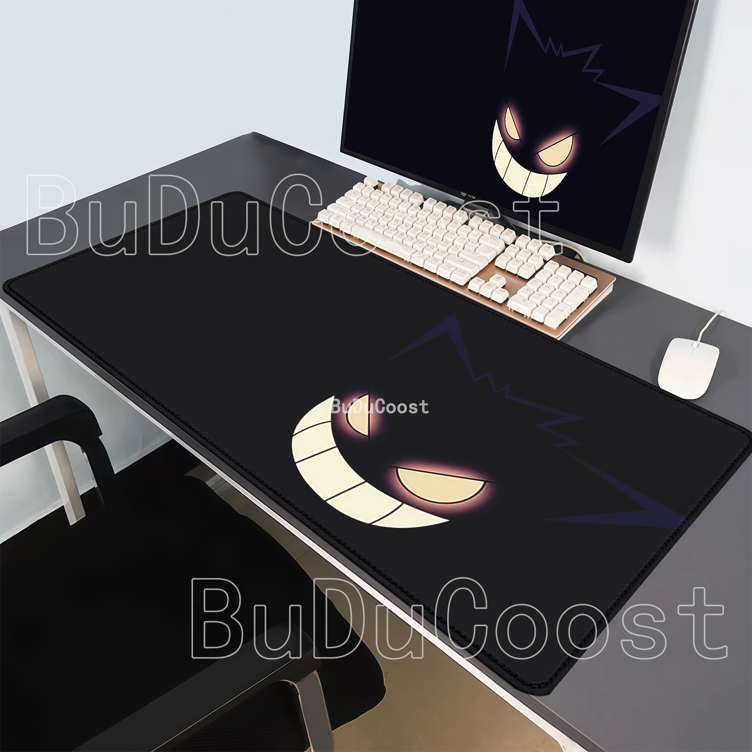HD Printing Gengar Pokemon Ani - Gaming Keyboard Typewriter ulasan dan harga