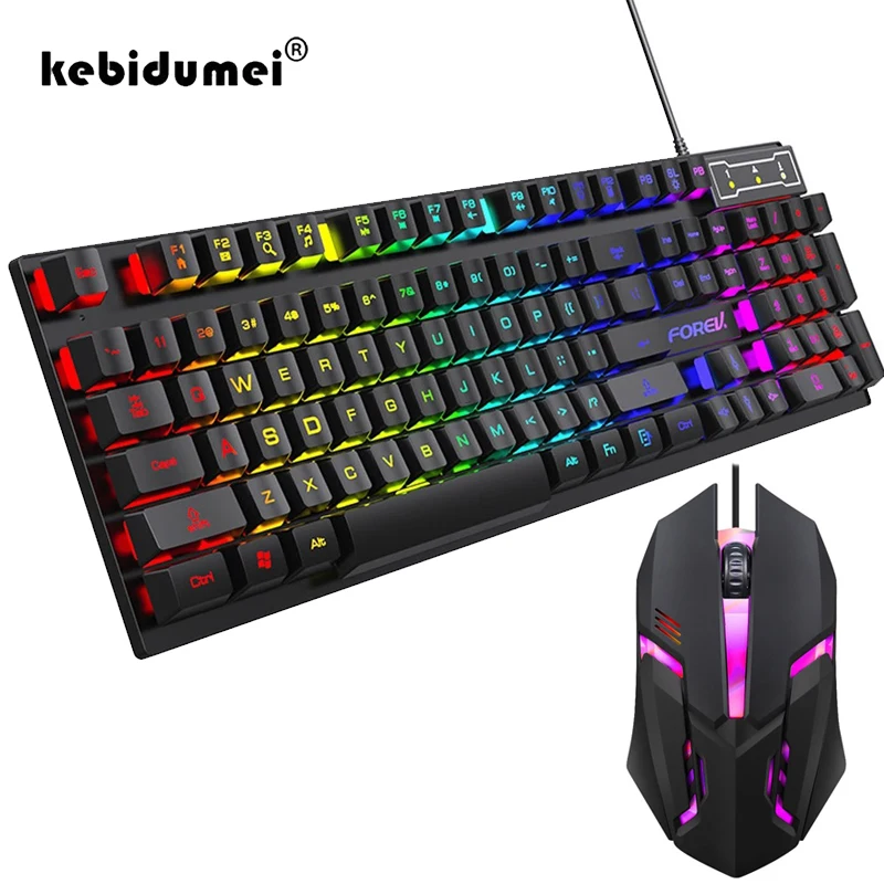 104 Key Backlit Mechanical Key - Gaming Keyboard And Mouse For Xbox ulasan dan harga