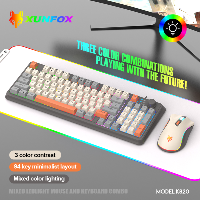 K820 USB Wired Game Keyboard M - Gaming Keyboard And Mouse For Xbox ulasan dan harga