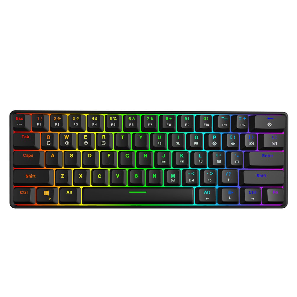SKYLOONG GK61 Mini Portable 60 - Gaming Keyboard Bundle ulasan dan harga