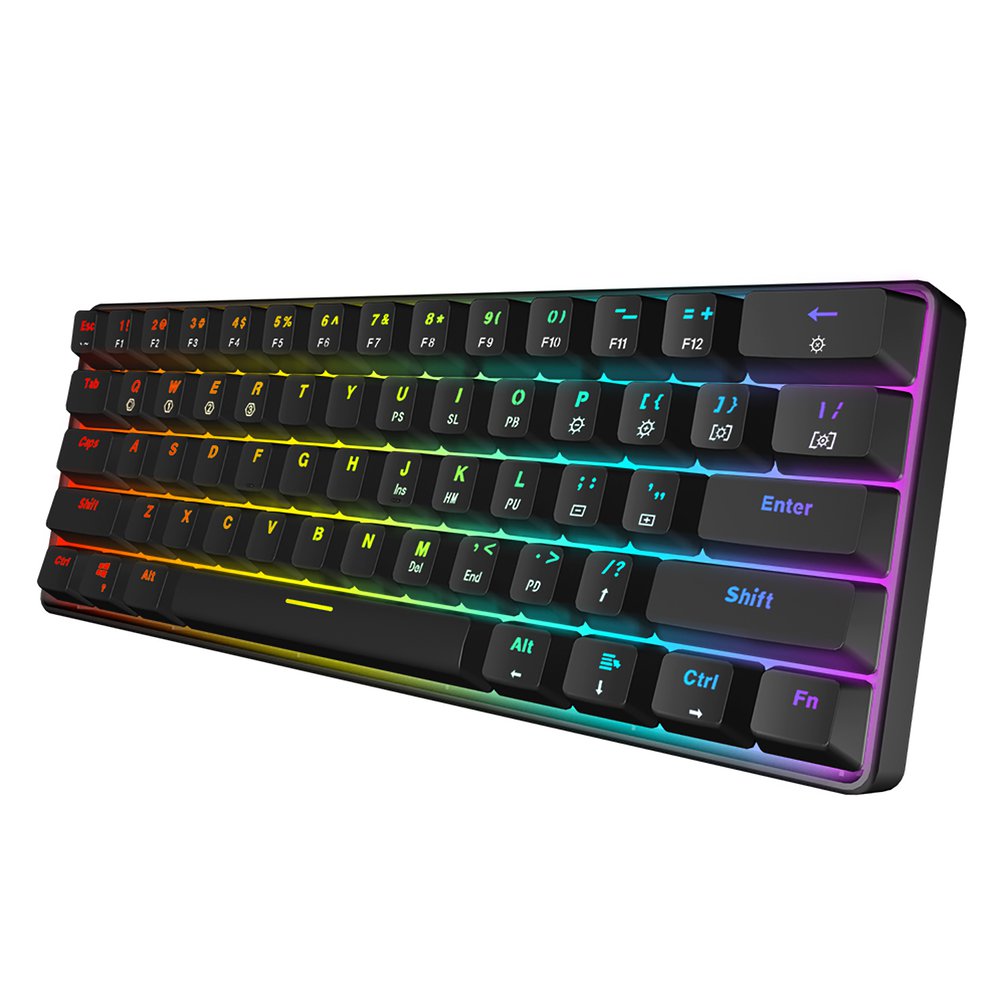 SKYLOONG GK61 Mini Portable 60 - Gaming Keyboard Bundle ulasan dan harga