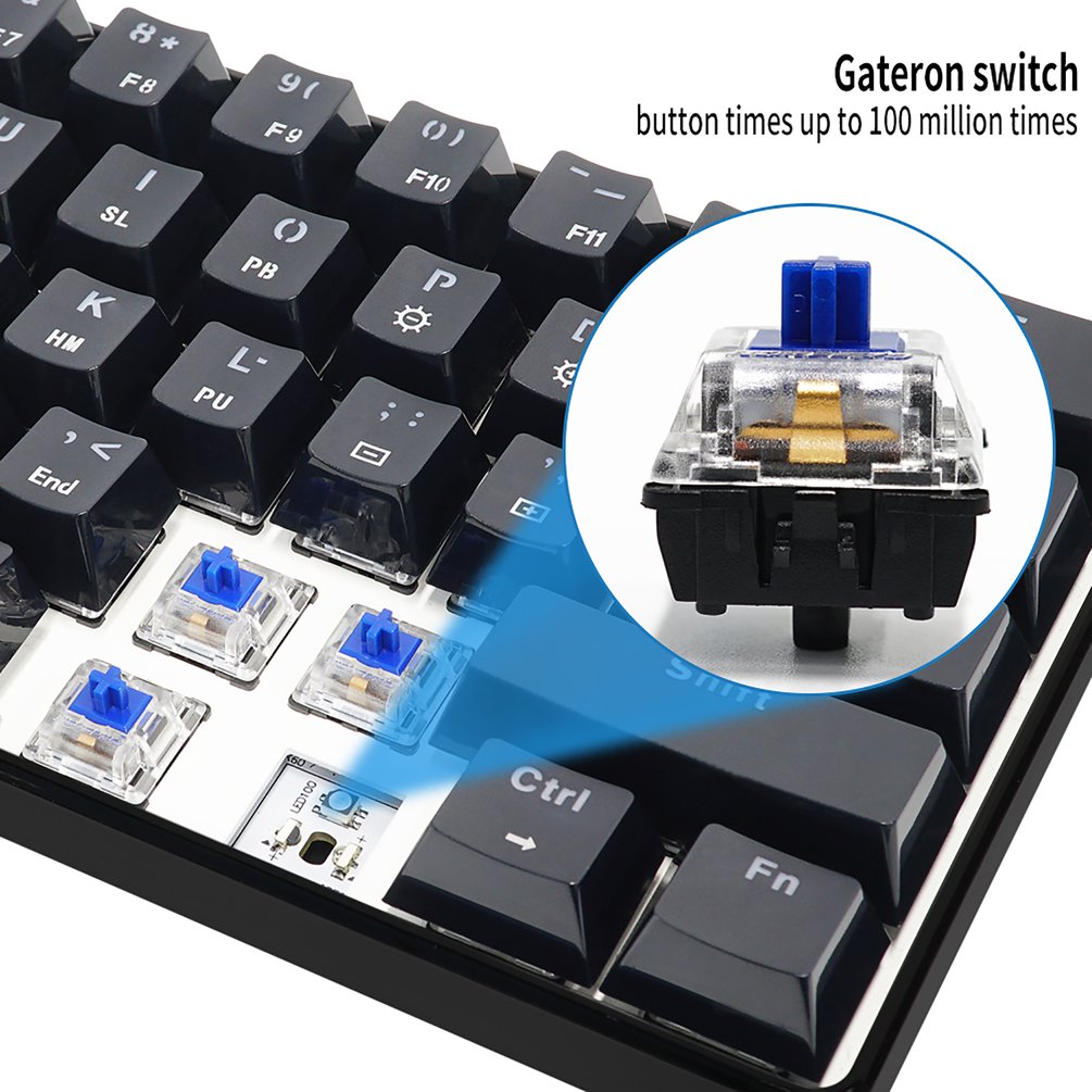 SKYLOONG GK61 Mini Portable 60 - Gaming Keyboard Bundle ulasan dan harga