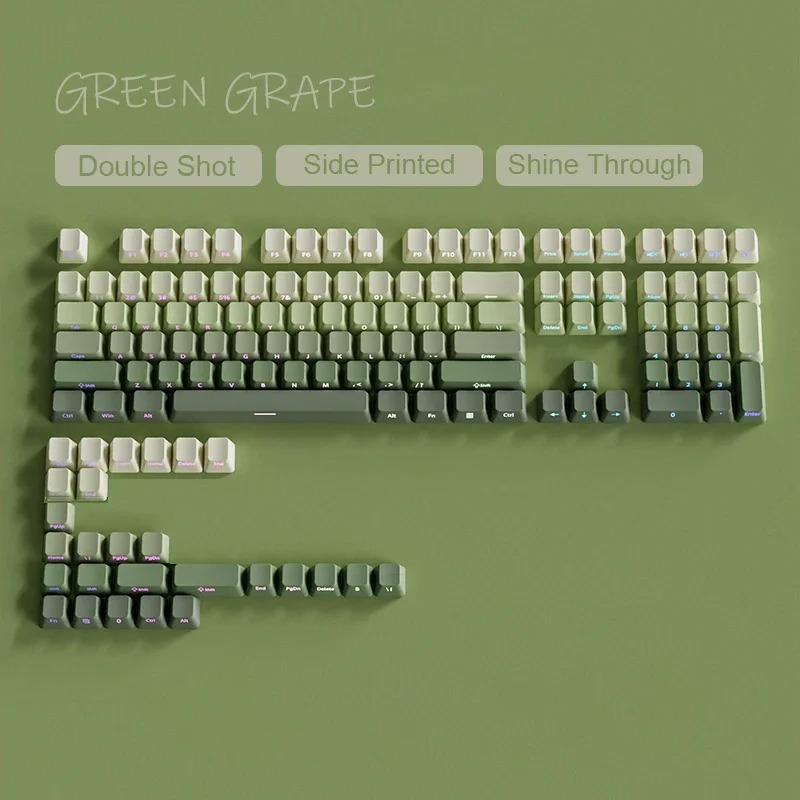 135 Key Cherry Profile Green G - Gaming Keyboard Typewriter ulasan dan harga