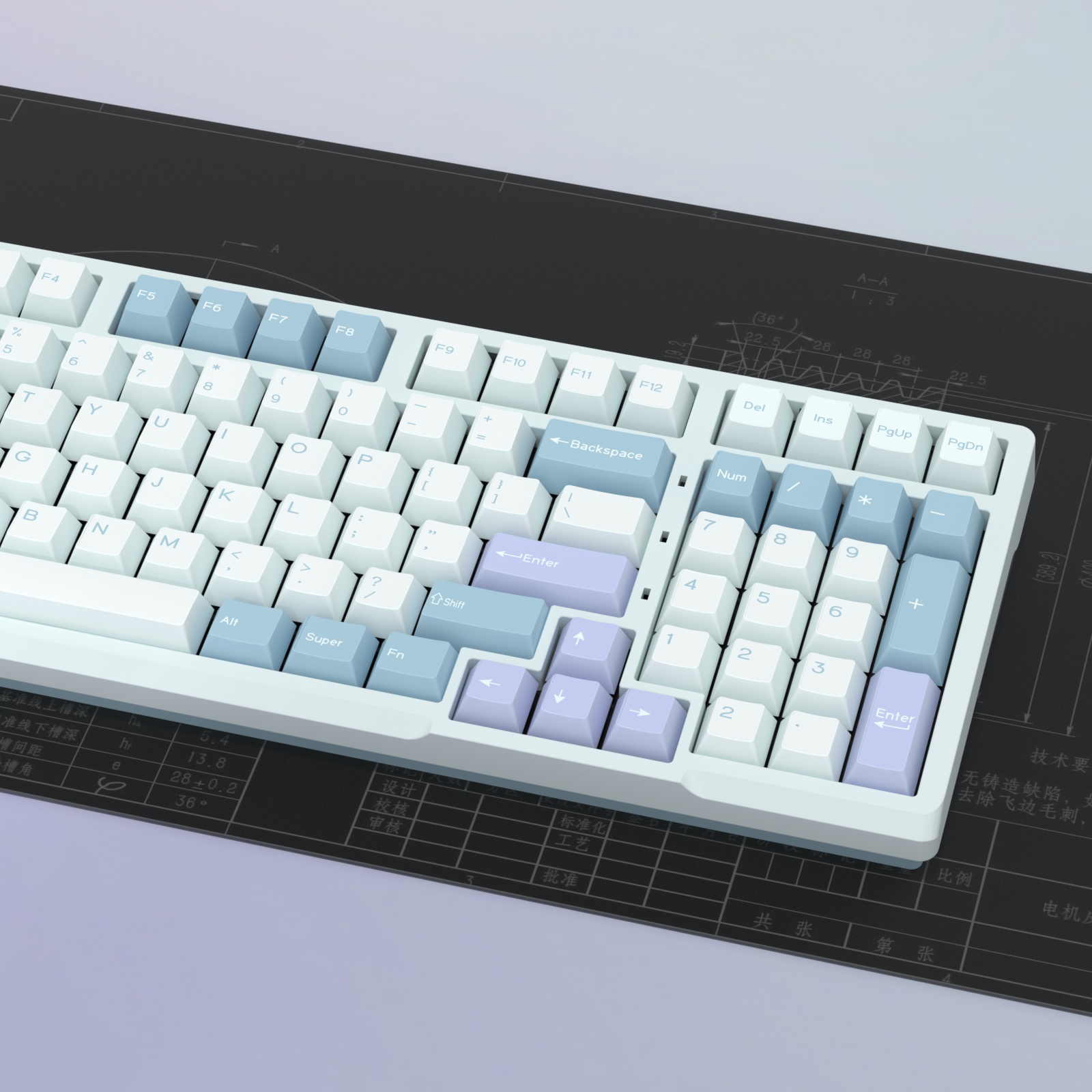 KBDiy GMK Illusion Keycap Cher - Gaming Keyboard Bundle ulasan dan harga