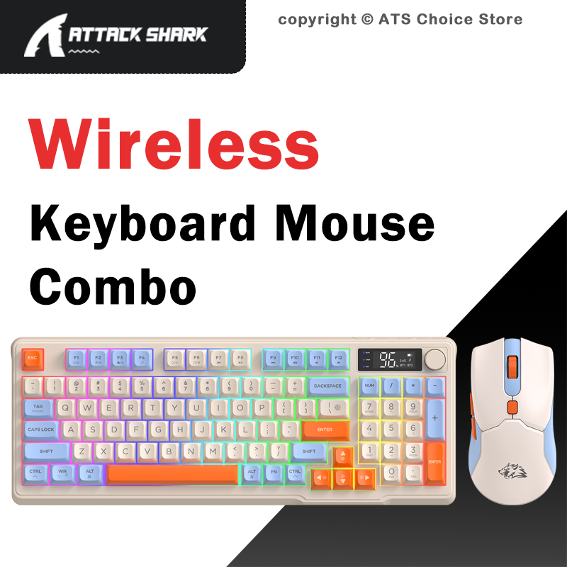 FREEWOLF T96 Wireless Keyboard - Gaming Keyboard Mouse Set ulasan dan harga