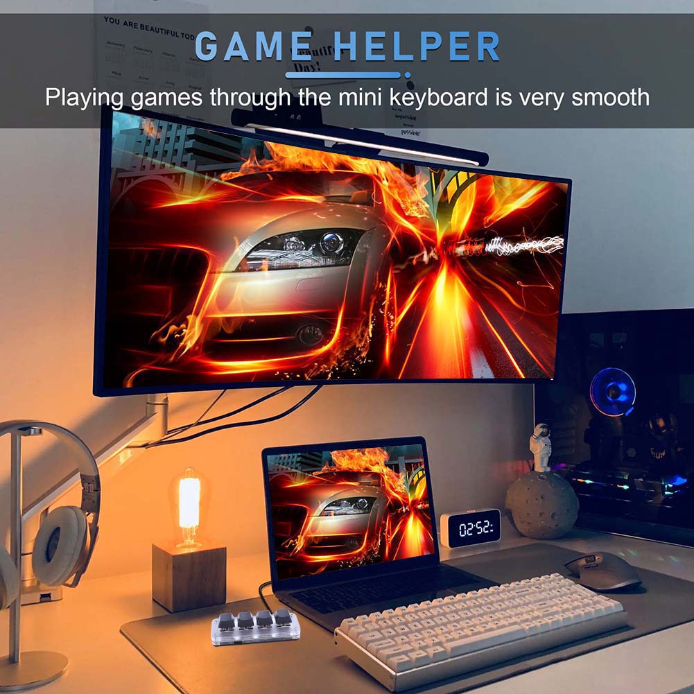 3 Key 1 Knob/4 Key Photoshop G - Gaming Keyboard 1 Hand ulasan dan harga
