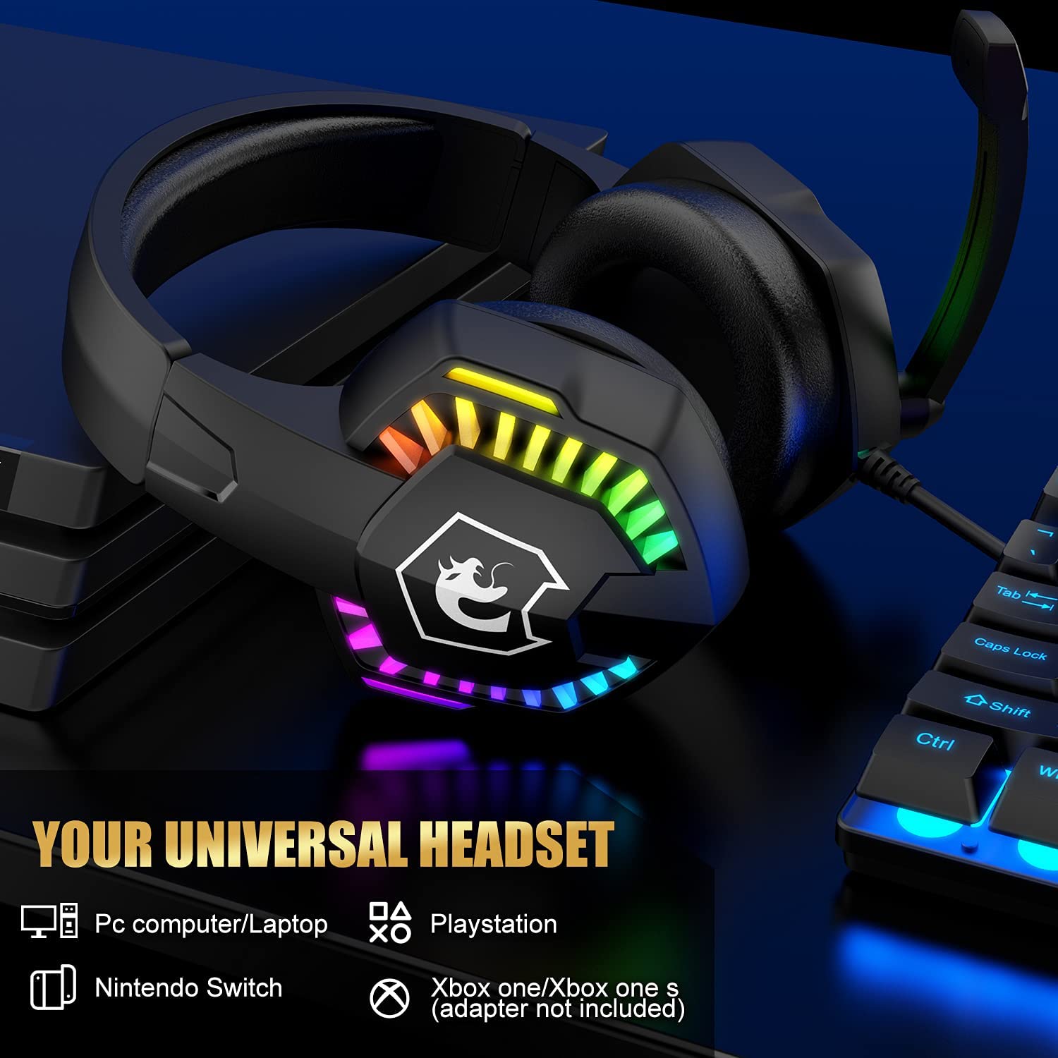 MAMBASNAKE X ZIYOULANG T11 UK  - Gaming Keyboard Mouse And Headset Combo ulasan dan harga
