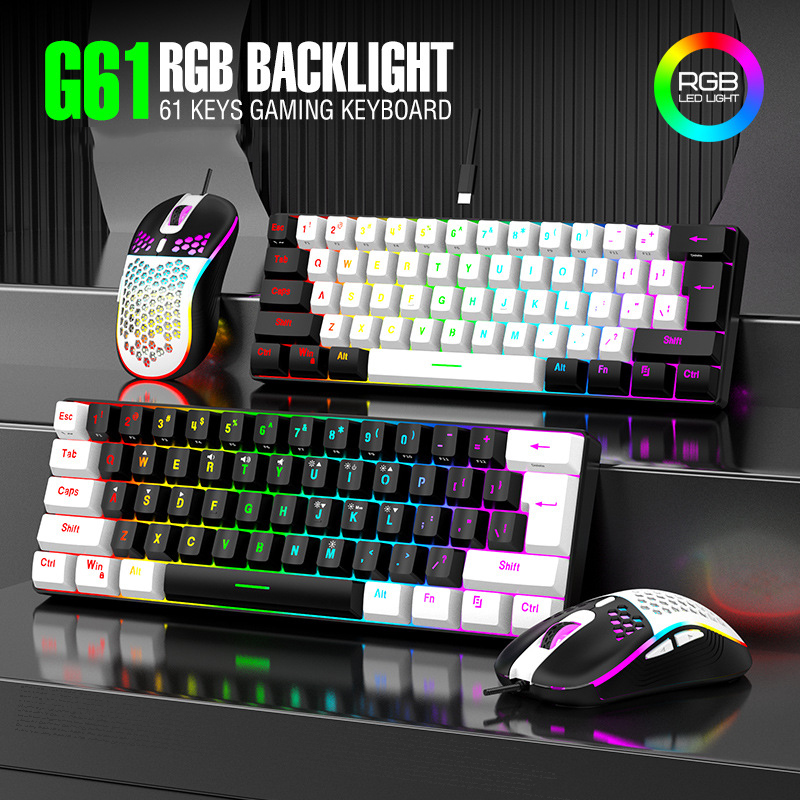 Keyboard and Mouse Sets 60% RG - Gaming Keyboard Mouse And Headset Combo ulasan dan harga