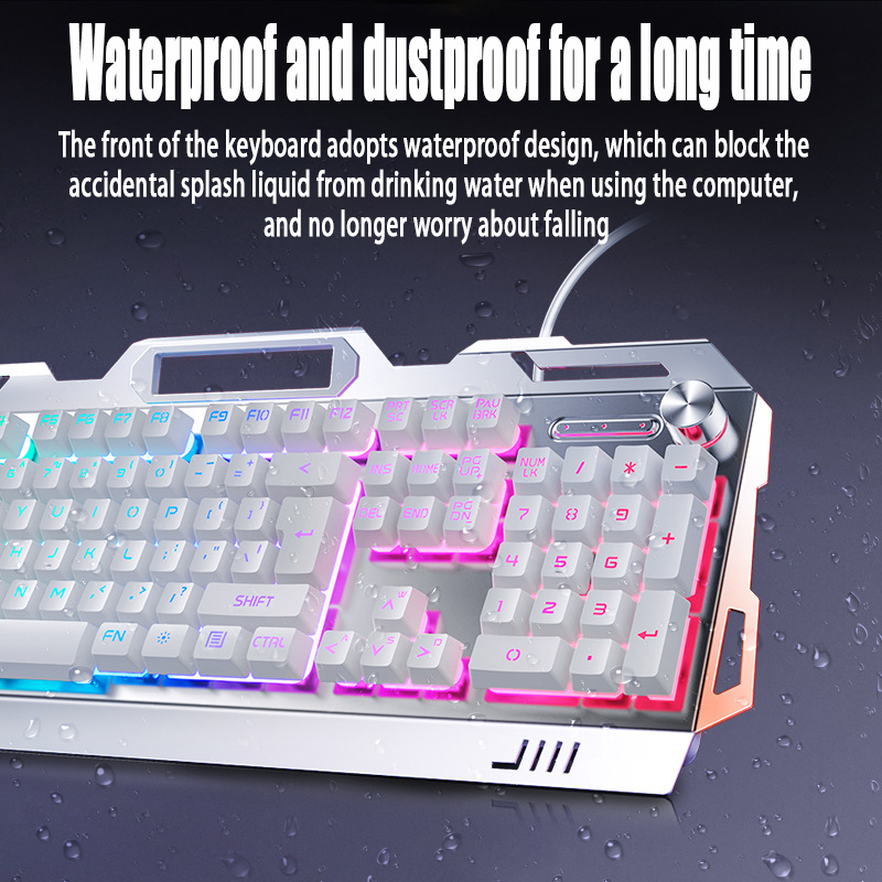 V2g5 Gaming Mechanical Handle  - Gaming Keyboard Mouse And Headset Combo ulasan dan harga